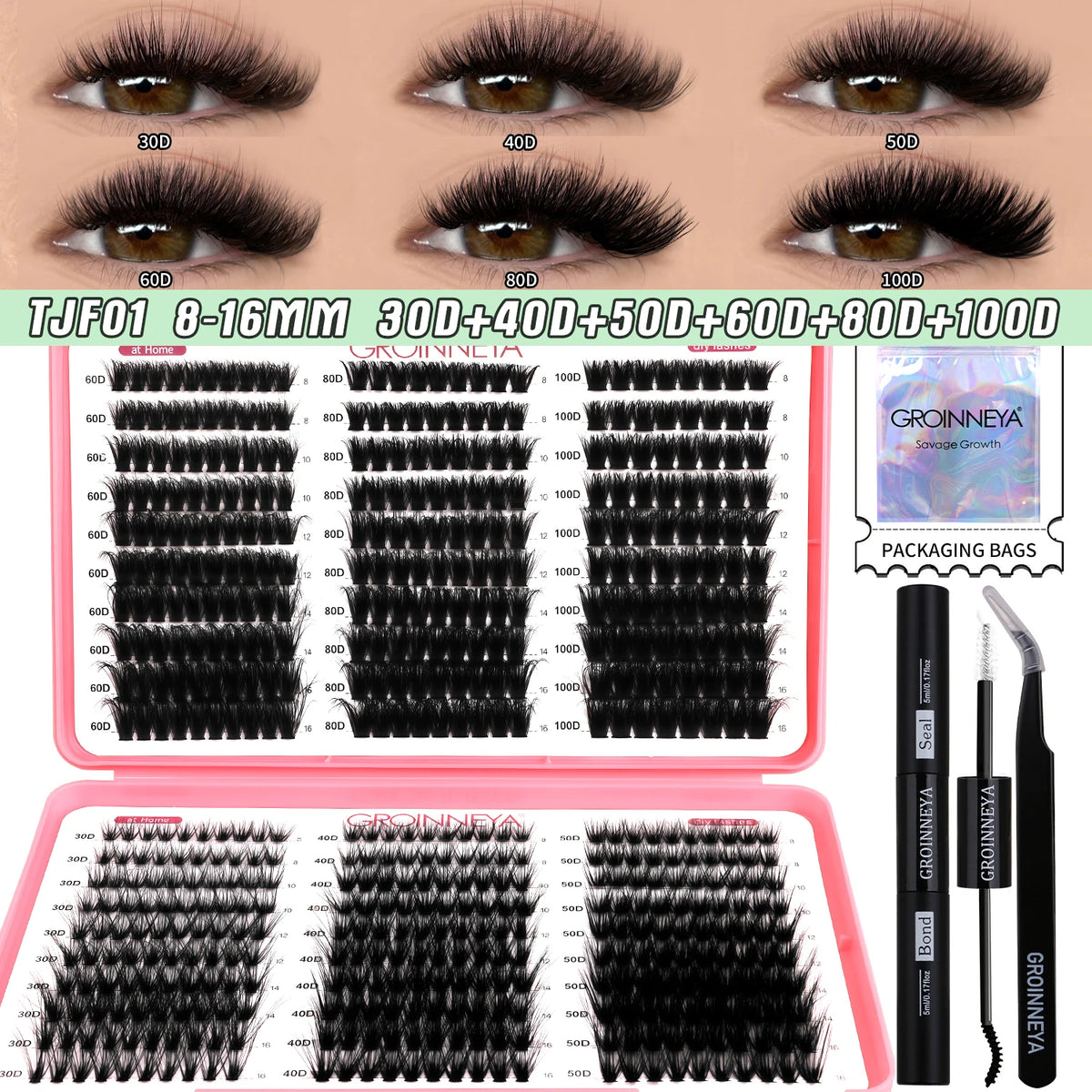 Wispy Cat Eye DIY Lash Clusters