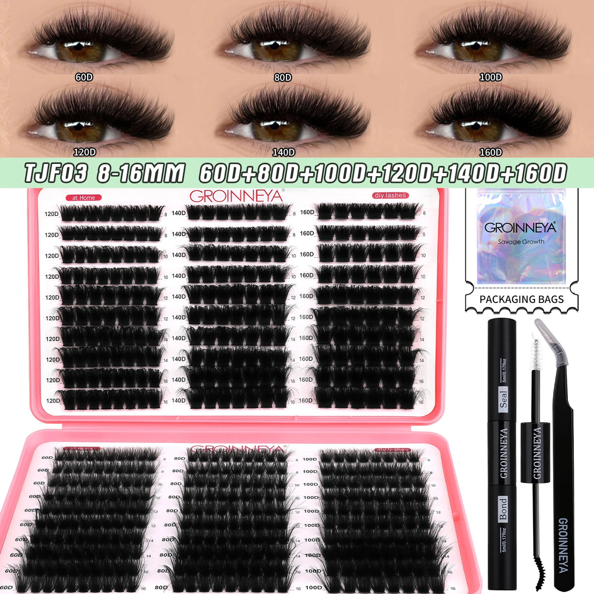 Wispy Cat Eye DIY Lash Clusters