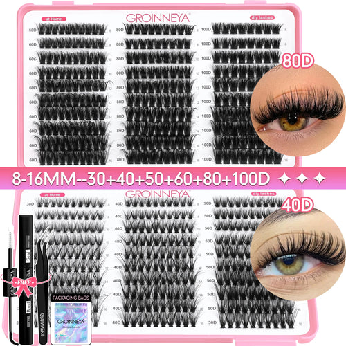Wispy Cat Eye DIY Lash Clusters