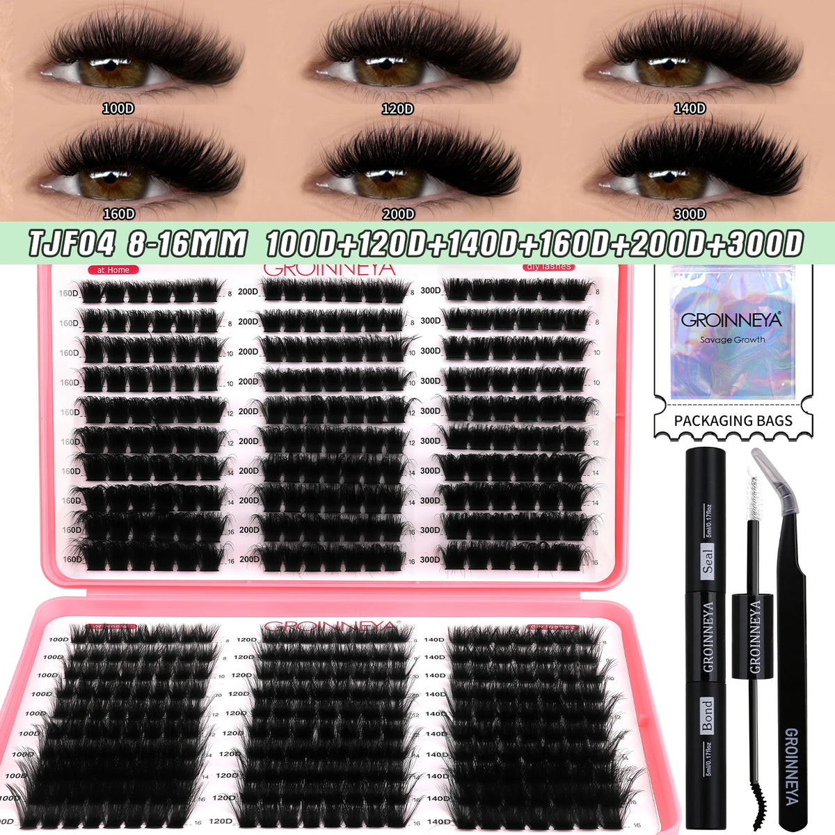 Wispy Cat Eye DIY Lash Clusters