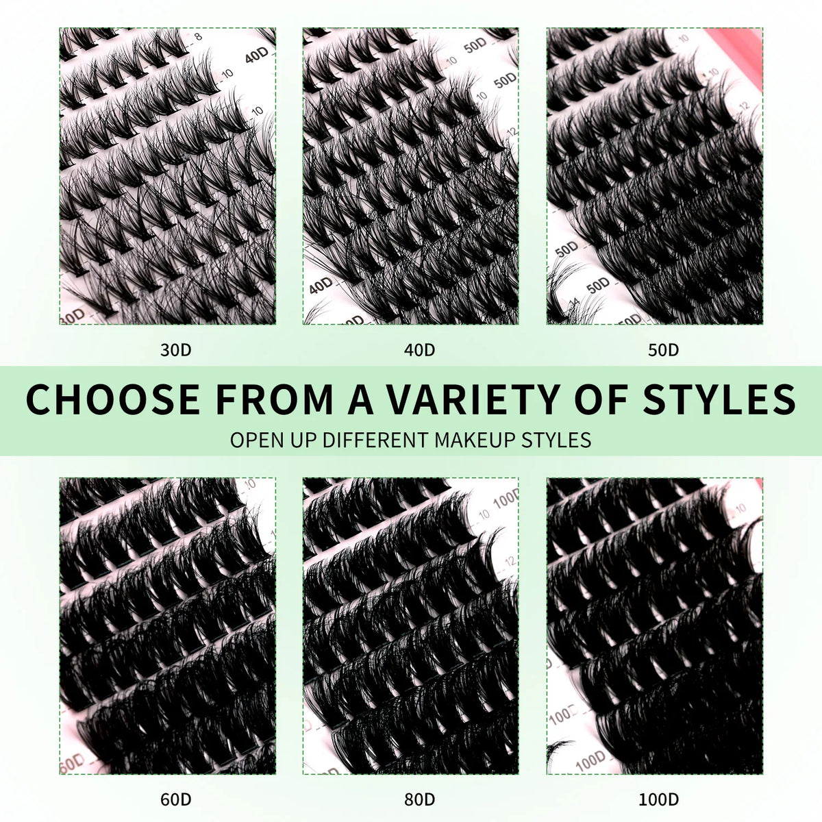 Wispy Cat Eye DIY Lash Clusters