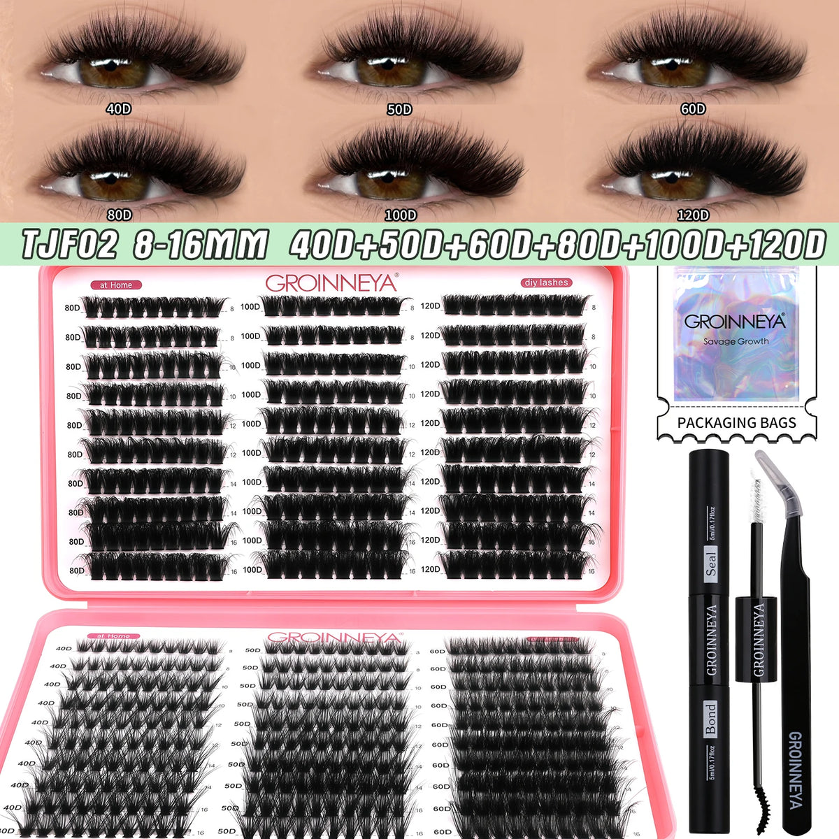Wispy Cat Eye DIY Lash Clusters